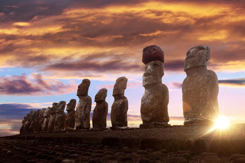 25 lugares incríveis pra viajar na América do Sul - Ilha de Páscoa
