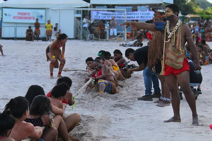 Jogos Pataxó em Porto Seguro (Foto: Esse Mundo É Nosso)