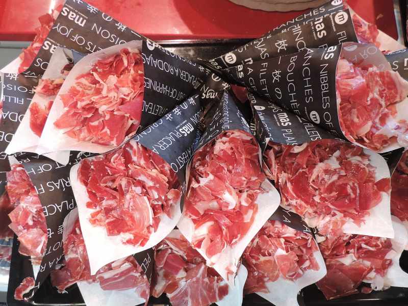 Cone de jamón, uma das famosas tapas em Madrid