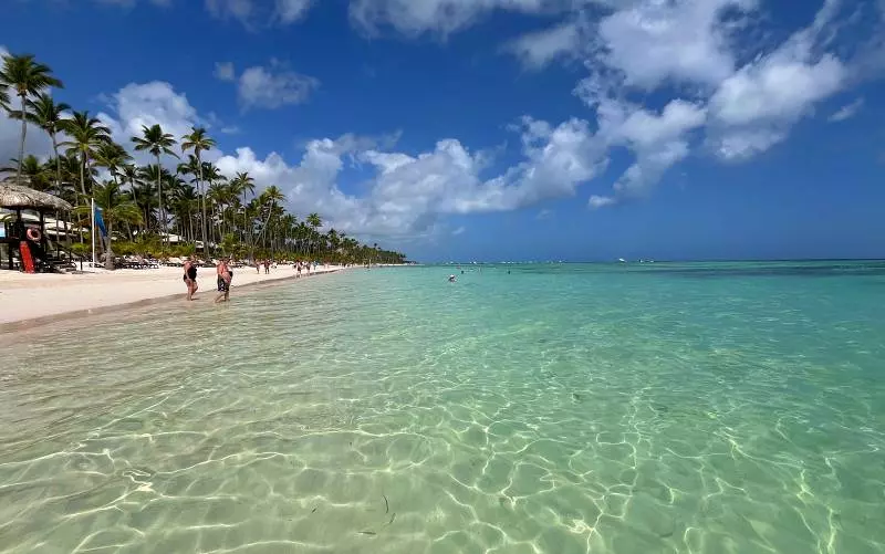 Praia de Punta Cana, na República Dominicana